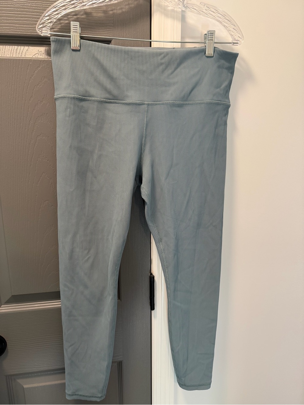 Athleta Ribbed High-Waist Leggings - Light green